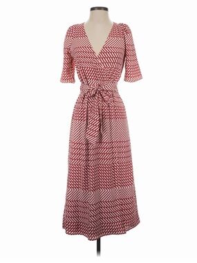 Joie Anthropologie wrap waist midi dress